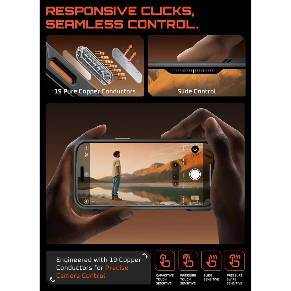 Etui Supcase Unicorn Beetle Grip Mag MagSafe do Apple iPhone 17 Pro Clear/coral Etui Supcase Unicorn Beetle Grip Mag MagSafe do Apple iPhone 17 Pro Clear/coral