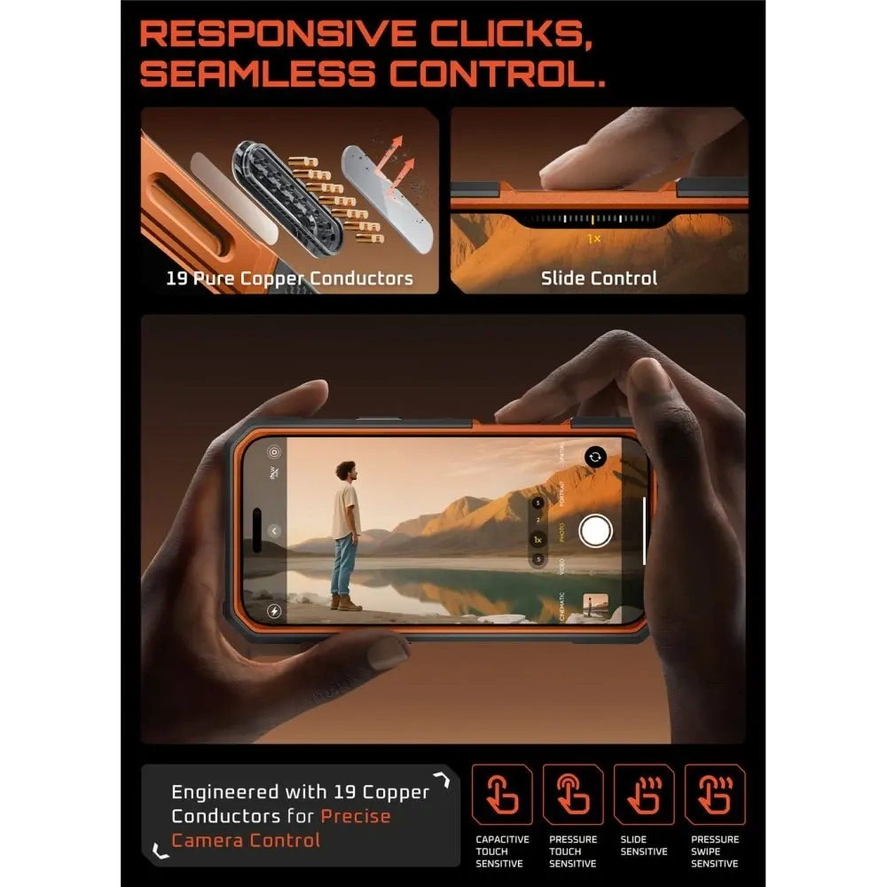 Etui Supcase Unicorn Beetle Grip Pro Mag MagSafe do Apple iPhone 17 Pro Clear/coral Etui Supcase Unicorn Beetle Grip Pro Mag MagSafe do Apple iPhone 17 Pro Clear/coral