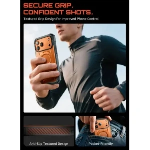 Etui Supcase Unicorn Beetle Grip Pro Mag MagSafe do Apple iPhone 17 Pro Max Clear/coral Etui Supcase Unicorn Beetle Grip Pro Mag MagSafe do Apple iPhone 17 Pro Max Clear/coral