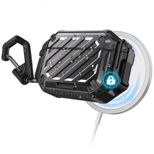 Etui Supcase Unicorn Beetle Pro MagSafe IP68 do Apple AirPods Pro 3 Black