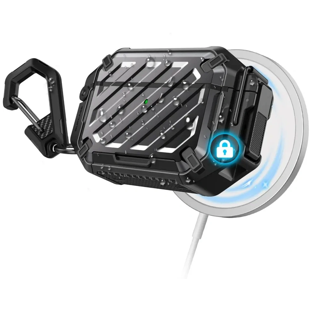 Etui Supcase Unicorn Beetle Pro MagSafe IP68 do Apple AirPods Pro 3 Black Etui Supcase Unicorn Beetle Pro MagSafe IP68 do Apple AirPods Pro 3 Black