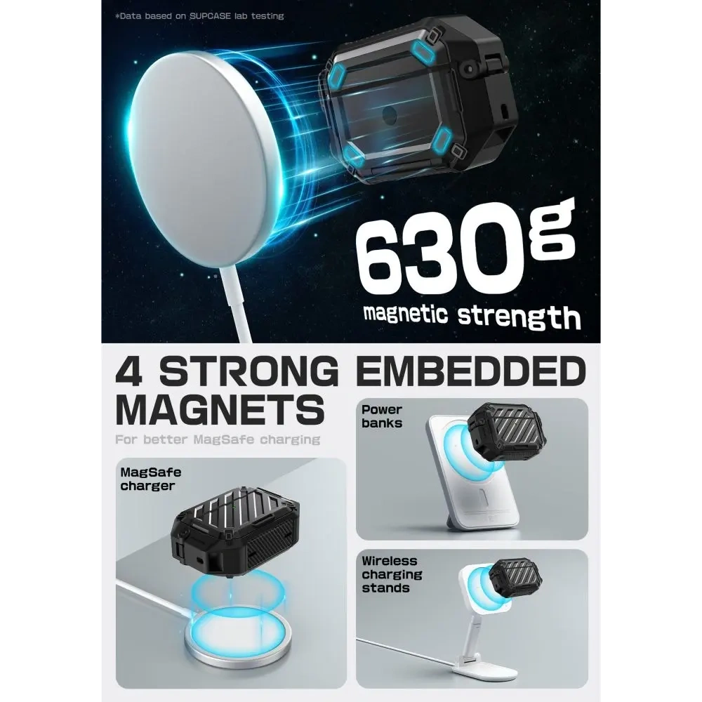 Etui Supcase Unicorn Beetle Pro MagSafe IP68 do Apple AirPods Pro 3 Black Etui Supcase Unicorn Beetle Pro MagSafe IP68 do Apple AirPods Pro 3 Black