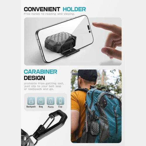 Etui Supcase Unicorn Beetle Pro MagSafe IP68 do Apple AirPods Pro 3 Black