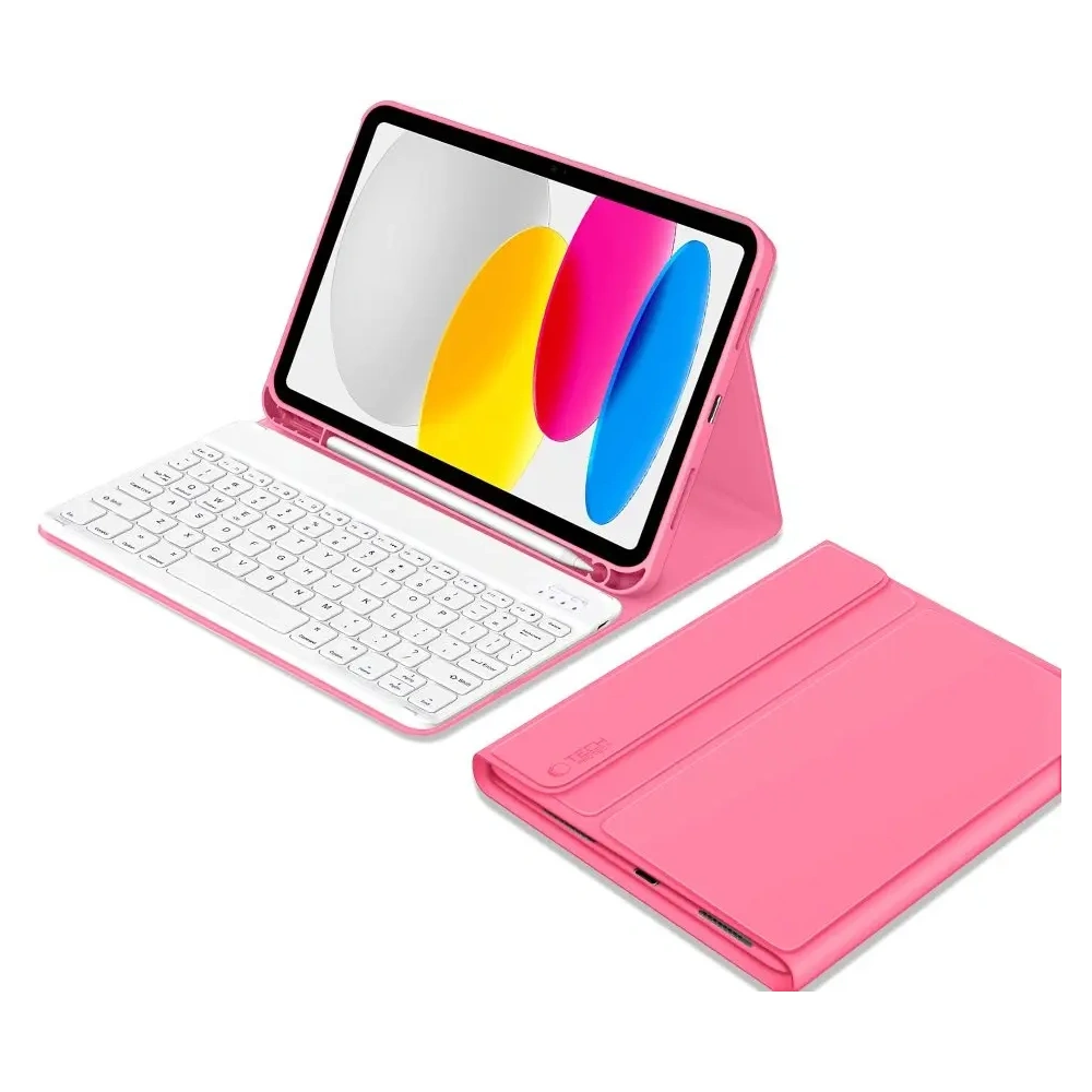 Etui Tech-Protect SmartCase Pen + Keyboard Apple iPad 10.9" 2022 / 11" 2025 Magenta Etui Tech-Protect SmartCase Pen + Keyboard Apple iPad 10.9" 2022 / 11" 2025 Magenta