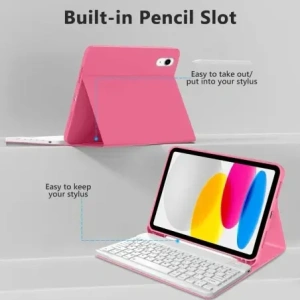 Etui Tech-Protect SmartCase Pen + Keyboard Apple iPad 10.9" 2022 / 11" 2025 Magenta Etui Tech-Protect SmartCase Pen + Keyboard Apple iPad 10.9" 2022 / 11" 2025 Magenta