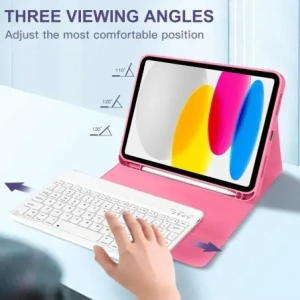Etui Tech-Protect SmartCase Pen + Keyboard Apple iPad 10.9" 2022 / 11" 2025 Magenta Etui Tech-Protect SmartCase Pen + Keyboard Apple iPad 10.9" 2022 / 11" 2025 Magenta