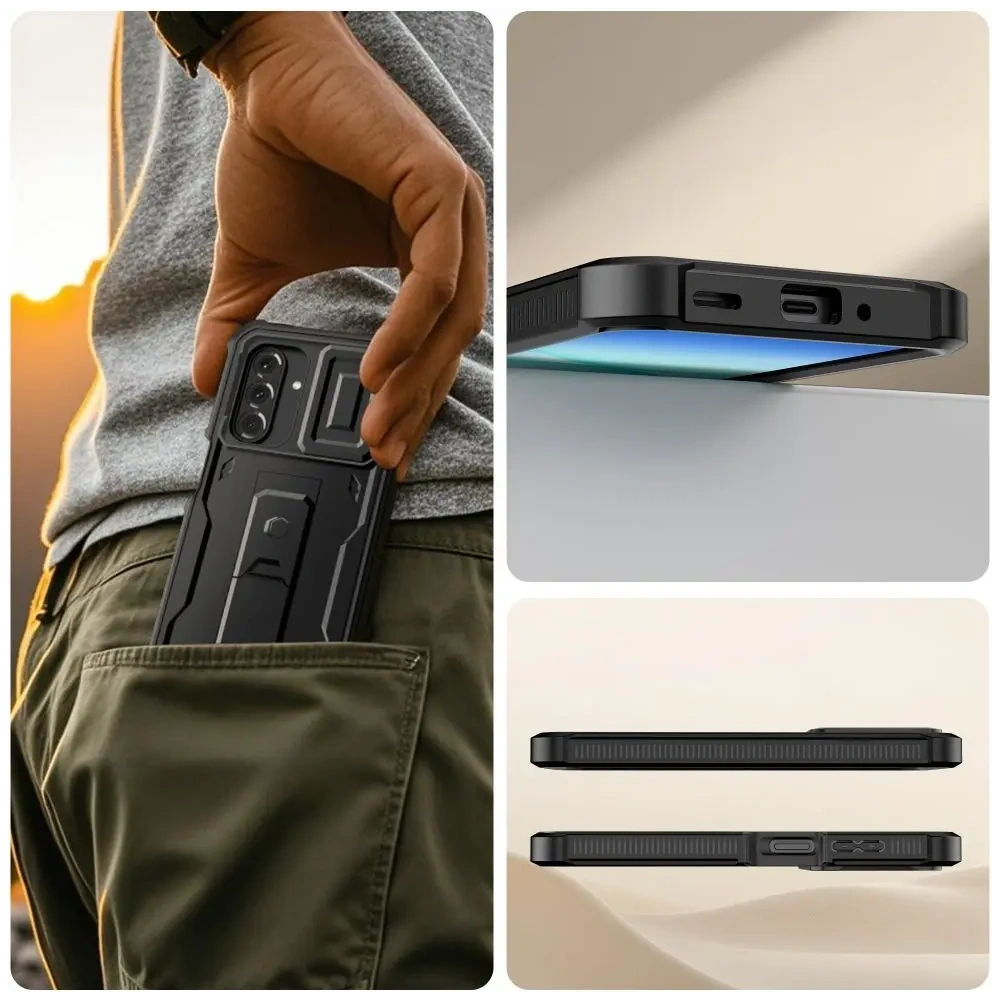 Etui Tech-Protect Kevlar Cam+ do Samsung Galaxy A17 4G / 5G Black Etui Tech-Protect Kevlar Cam+ do Samsung Galaxy A17 4G / 5G Black