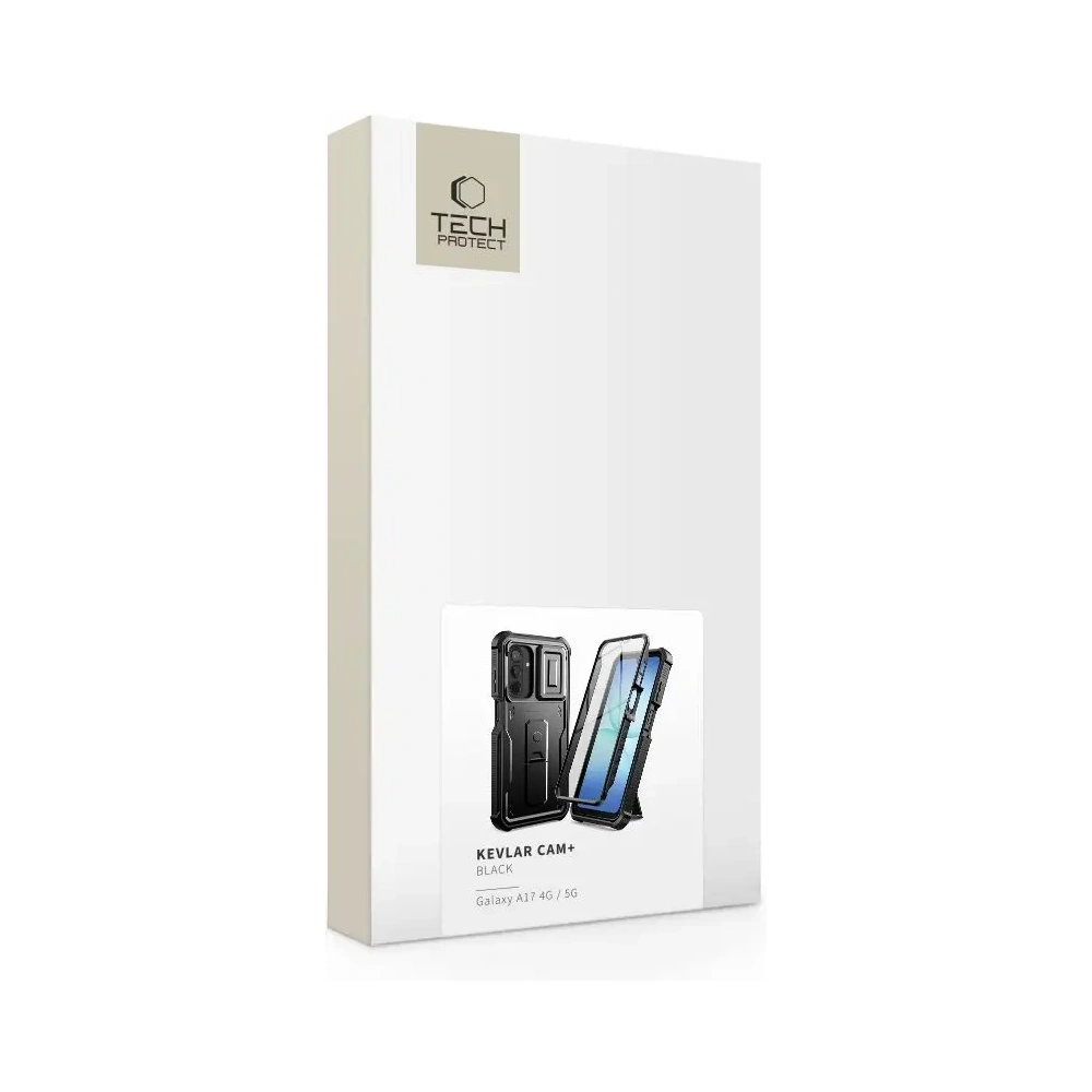 Etui Tech-Protect Kevlar Cam+ do Samsung Galaxy A17 4G / 5G Black Etui Tech-Protect Kevlar Cam+ do Samsung Galaxy A17 4G / 5G Black