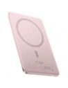 Powerbank Baseus PicoGo AM41 Ultra-Slim 5000mAh 20W kompatybilny z MagSafe + kabel Baseus Simple USB-C 60W 30cm różowy