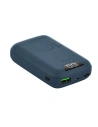 Powerbanka PURO Compact 10000mAh, USB-A, USB-C, 15 W LED (modrá)