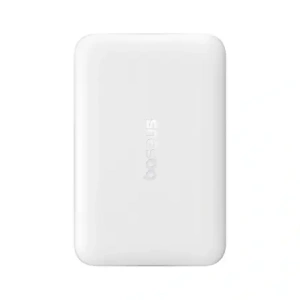 Powerbank Baseus EnerFill FM11 Ultra-Mini 10000mAh 22.5W kompatybilny z MagSafe + kabel Baseus Simple USB-C 20V 3A 30cm biały