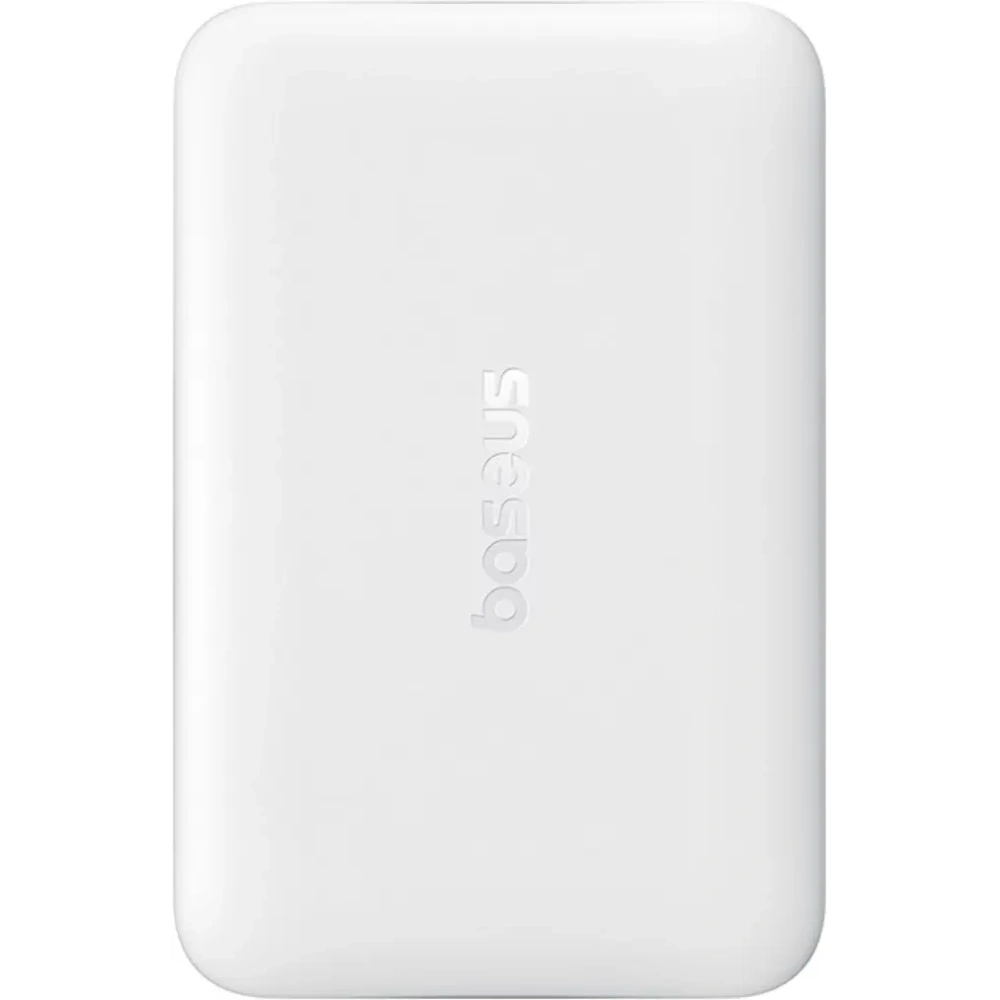 Powerbank Baseus EnerFill FM11 Ultra-Mini 10000mAh 22.5W kompatybilny z MagSafe + kabel Baseus Simple USB-C 20V 3A 30cm biały