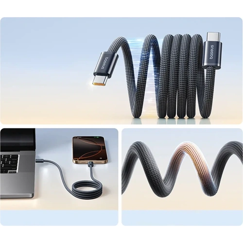 Kabel Baseus Dynamic 4 Pro Fast USB-C do USB-C 100W 1m czarny