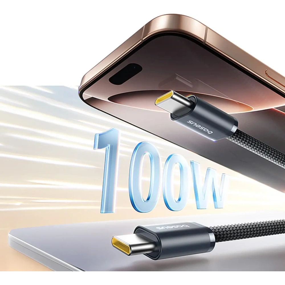 Kabel Baseus Dynamic 4 Pro Fast USB-C do USB-C 100W 1m czarny Kabel Baseus Dynamic 4 Pro Fast USB-C do USB-C 100W 1m czarny