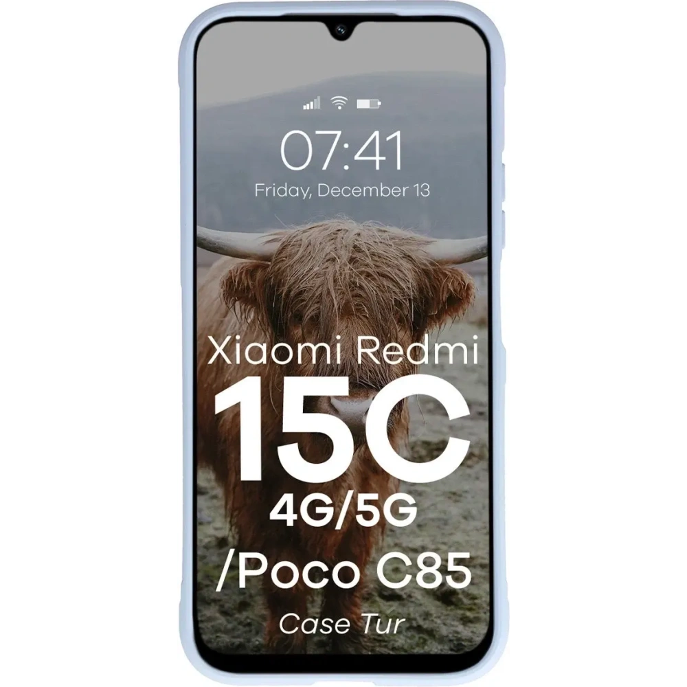 Pancerne etui Bizon Case Tur do Xiaomi Redmi 15C 4G / 5G / POCO C85 4G jasnoniebieskie Pancerne etui Bizon Case Tur do Xiaomi Redmi 15C 4G / 5G / POCO C85 4G jasnoniebieskie