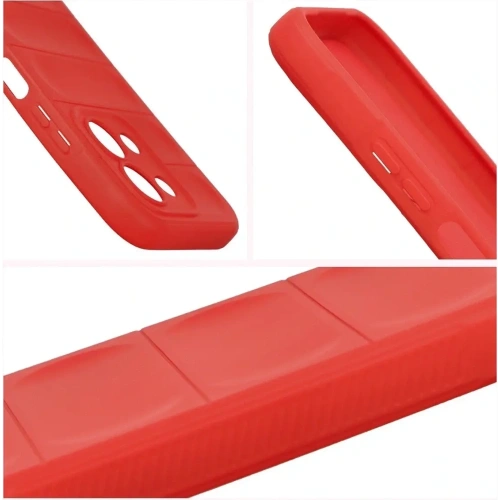 Pancerne etui Bizon Case Tur do Xiaomi Redmi 15C 4G / 5G / POCO C85 4G czerwone