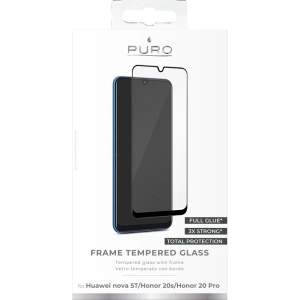 Wholesale PURO Frame Tempered Glass Huawei Nova 5T - PUR208 - {ean13} - Hurt