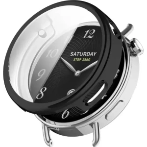 Etui z osłoną ekranu Bizon Case Watch Felipe do Xiaomi Watch S4 41mm czarne