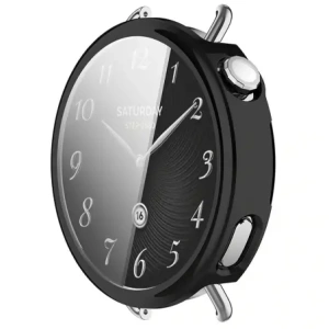 Etui z osłoną ekranu Bizon Case Watch Felipe do Xiaomi Watch S4 41mm czarne