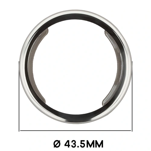 Etui z osłoną ekranu Bizon Case Watch Felipe do Xiaomi Watch S4 41mm srebrne