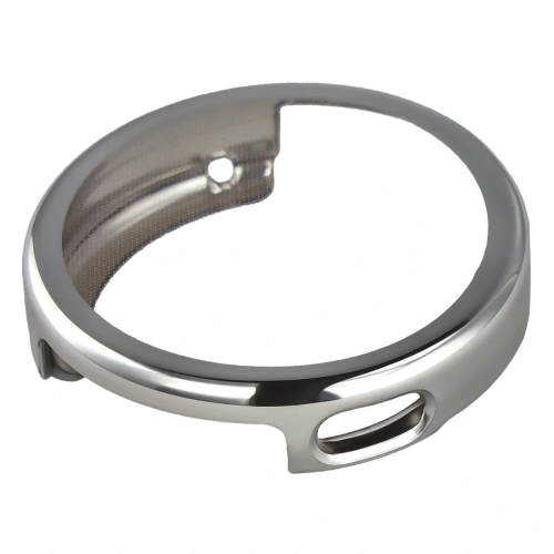 Etui z osłoną ekranu Bizon Case Watch Felipe do Xiaomi Watch S4 41mm srebrne