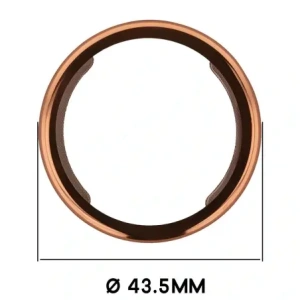 Etui z osłoną ekranu Bizon Case Watch Felipe do Xiaomi Watch S4 41mm różowozłote