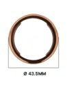 Etui z osłoną ekranu Bizon Case Watch Felipe do Xiaomi Watch S4 41mm różowozłote Etui z osłoną ekranu Bizon Case Watch Felipe do Xiaomi Watch S4 41mm różowozłote