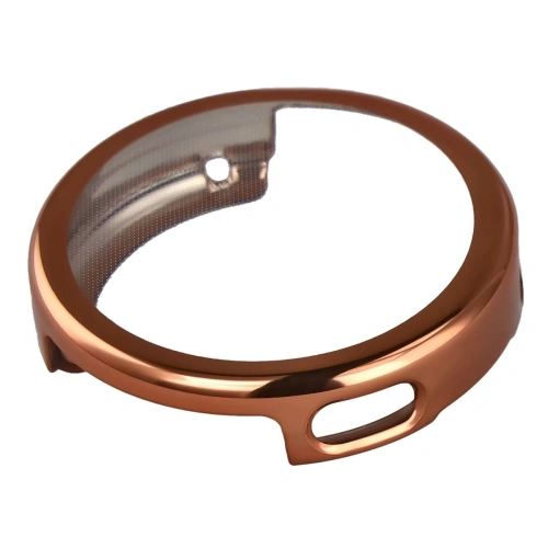 Etui z osłoną ekranu Bizon Case Watch Felipe do Xiaomi Watch S4 41mm różowozłote