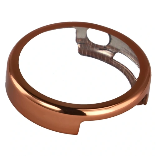 Etui z osłoną ekranu Bizon Case Watch Felipe do Xiaomi Watch S4 41mm różowozłote