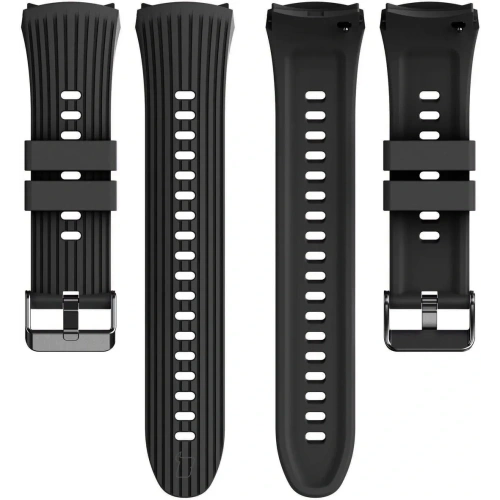 Silikonowy pasek Bizon Strap Watch Silicone T do Huawei Watch 5 42mm czarny