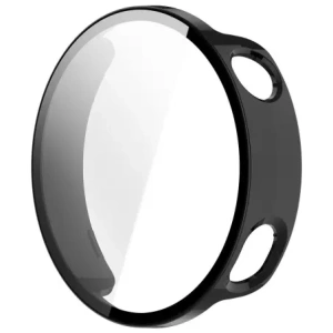 Etui ze szkłem do zegarka Bizon Case+Glass Watch do Xiaomi Watch S4 41mm czarne