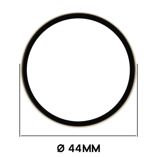 Etui ze szkłem do zegarka Bizon Case+Glass Watch do Xiaomi Watch S4 41mm beżowe