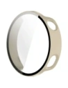 Etui ze szkłem do zegarka Bizon Case+Glass Watch do Xiaomi Watch S4 41mm beżowe Etui ze szkłem do zegarka Bizon Case+Glass Watch do Xiaomi Watch S4 41mm beżowe