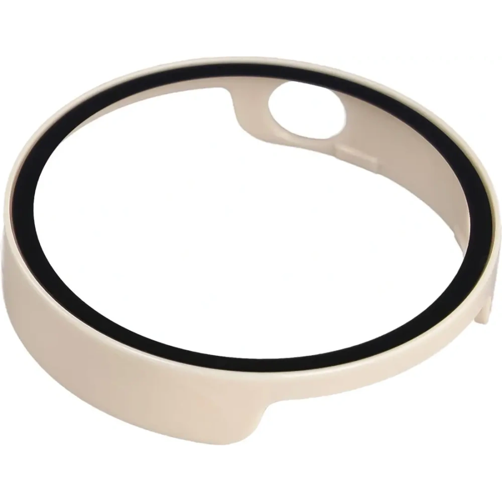 Etui ze szkłem do zegarka Bizon Case+Glass Watch do Xiaomi Watch S4 41mm beżowe Etui ze szkłem do zegarka Bizon Case+Glass Watch do Xiaomi Watch S4 41mm beżowe
