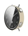 Etui ze szkłem do zegarka Bizon Case+Glass Watch do Xiaomi Watch S4 41mm beżowe Etui ze szkłem do zegarka Bizon Case+Glass Watch do Xiaomi Watch S4 41mm beżowe