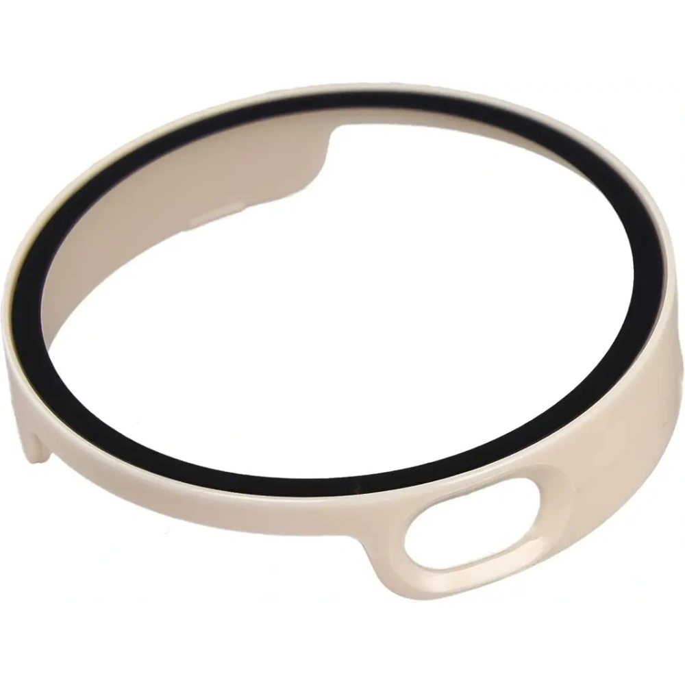 Etui ze szkłem do zegarka Bizon Case+Glass Watch do Xiaomi Watch S4 41mm beżowe Etui ze szkłem do zegarka Bizon Case+Glass Watch do Xiaomi Watch S4 41mm beżowe