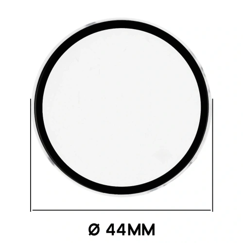 Etui ze szkłem do zegarka Bizon Case+Glass Watch do Xiaomi Watch S4 41mm przeźroczyste