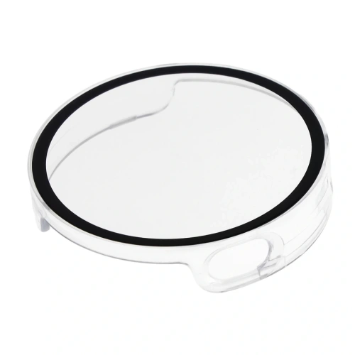 Etui ze szkłem do zegarka Bizon Case+Glass Watch do Xiaomi Watch S4 41mm przeźroczyste