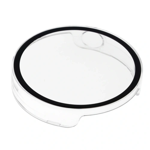 Etui ze szkłem do zegarka Bizon Case+Glass Watch do Xiaomi Watch S4 41mm przeźroczyste