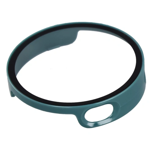 Etui ze szkłem do zegarka Bizon Case+Glass Watch do Xiaomi Watch S4 41mm zielone