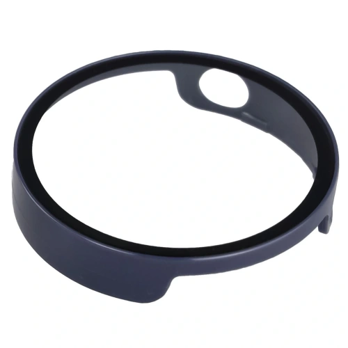 Etui ze szkłem do zegarka Bizon Case+Glass Watch do Xiaomi Watch S4 41mm niebiekie