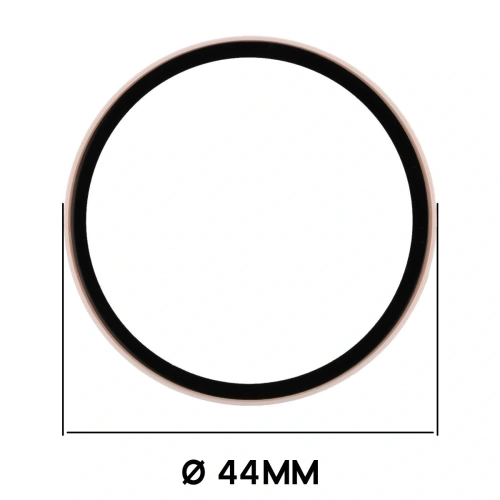 Etui ze szkłem do zegarka Bizon Case+Glass Watch do Xiaomi Watch S4 41mm różowe