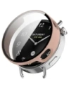 Etui ze szkłem do zegarka Bizon Case+Glass Watch do Xiaomi Watch S4 41mm różowe Etui ze szkłem do zegarka Bizon Case+Glass Watch do Xiaomi Watch S4 41mm różowe