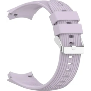 Silikonowy pasek Bizon Strap Watch Silicone T do Huawei Watch 5 42mm fioletowy