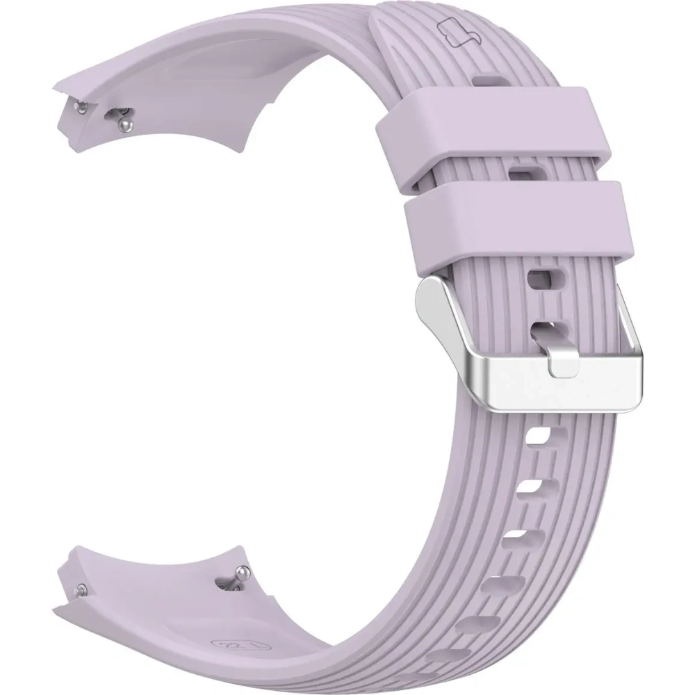 Silikonowy pasek Bizon Strap Watch Silicone T do Huawei Watch 5 42mm fioletowy