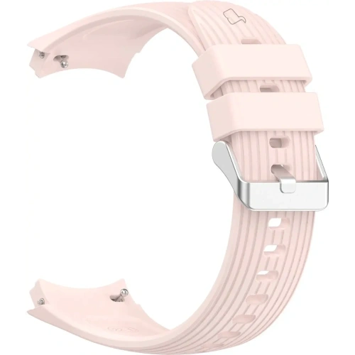 Silikonowy pasek Bizon Strap Watch Silicone T do Huawei Watch 5 42mm różowy