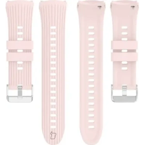 Silikonowy pasek Bizon Strap Watch Silicone T do Huawei Watch 5 42mm różowy