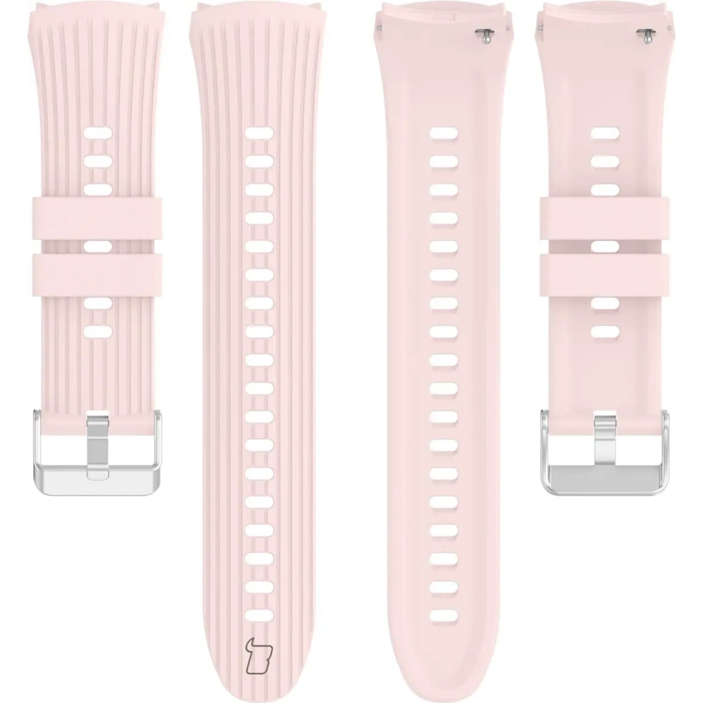 Silikonowy pasek Bizon Strap Watch Silicone T do Huawei Watch 5 42mm różowy