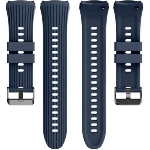 Silikonowy pasek Bizon Strap Watch Silicone T do Huawei Watch 5 42mm granatowy