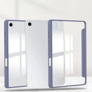 Etui z klapką Bizon Case Tab Clear Matt do Samsung Galaxy Tab S11 lawendowe